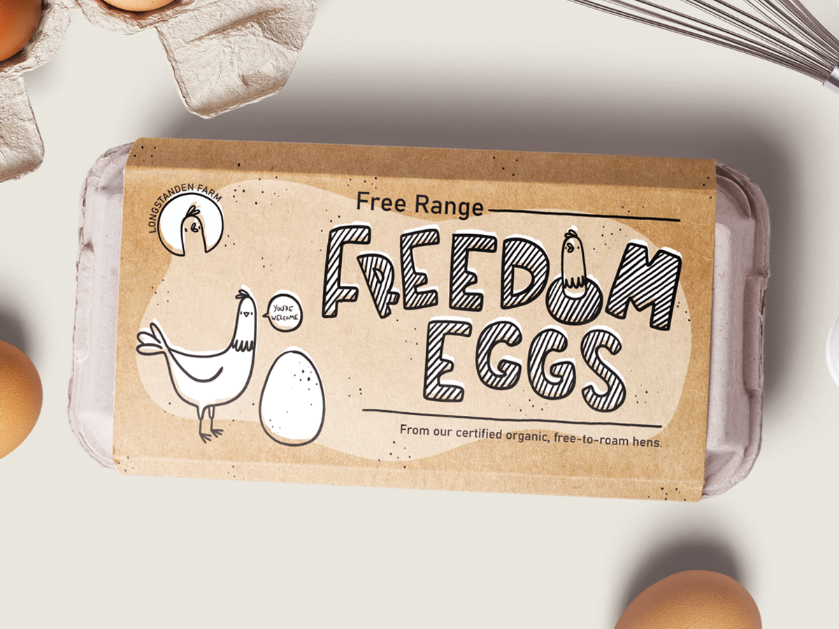 Sophie Scott-Lewis Freedom Eggs Product Advertising Illustration